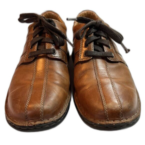 Clarks Collection‎ Touareg Vibe Men’s Lined Brown Oxford Shoes Size 9 main image 6